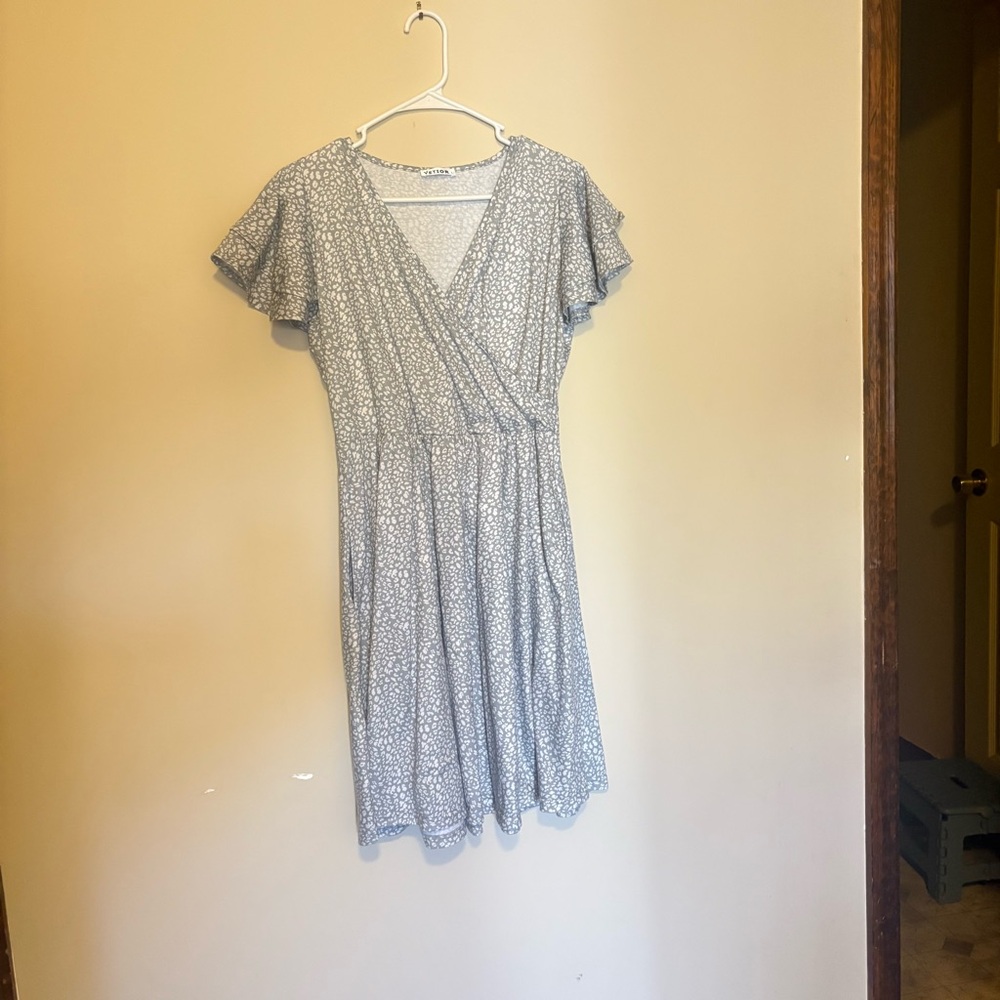 Floral Wrap Dress Size Large